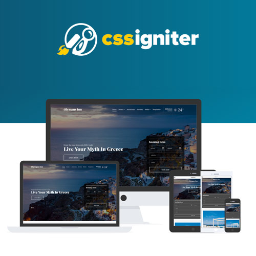 CSS Igniter Olympus Inn Hotelmotel WordPress Theme