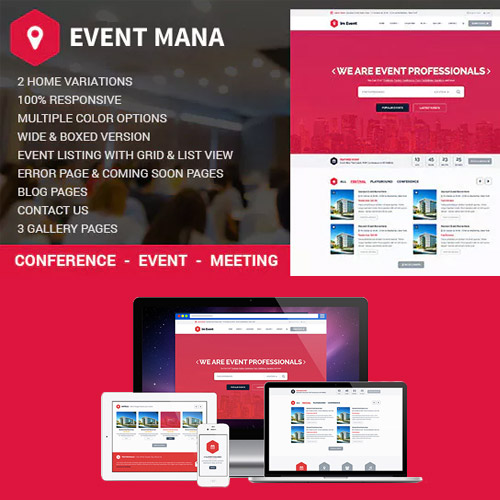 Event Management WordPress Theme