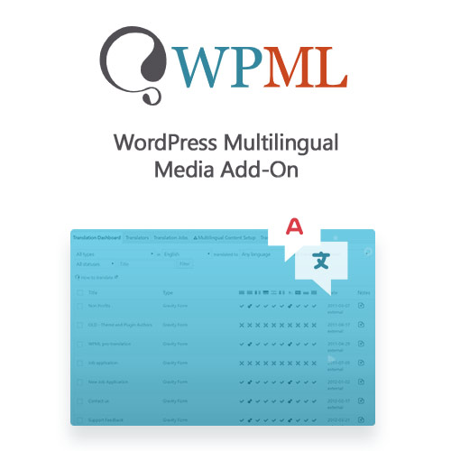 WordPress Multilingual Media Add On